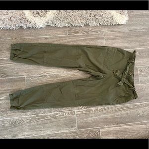 Green pants, loved these! Size medium